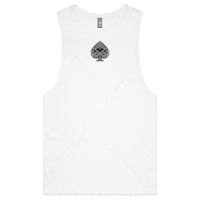 TIME KILLA - Mens Sleeveless T-Shirt - BACK PRINT