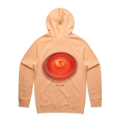 TETHER IV - Mens Pocket Hoodie - BACK PRINT