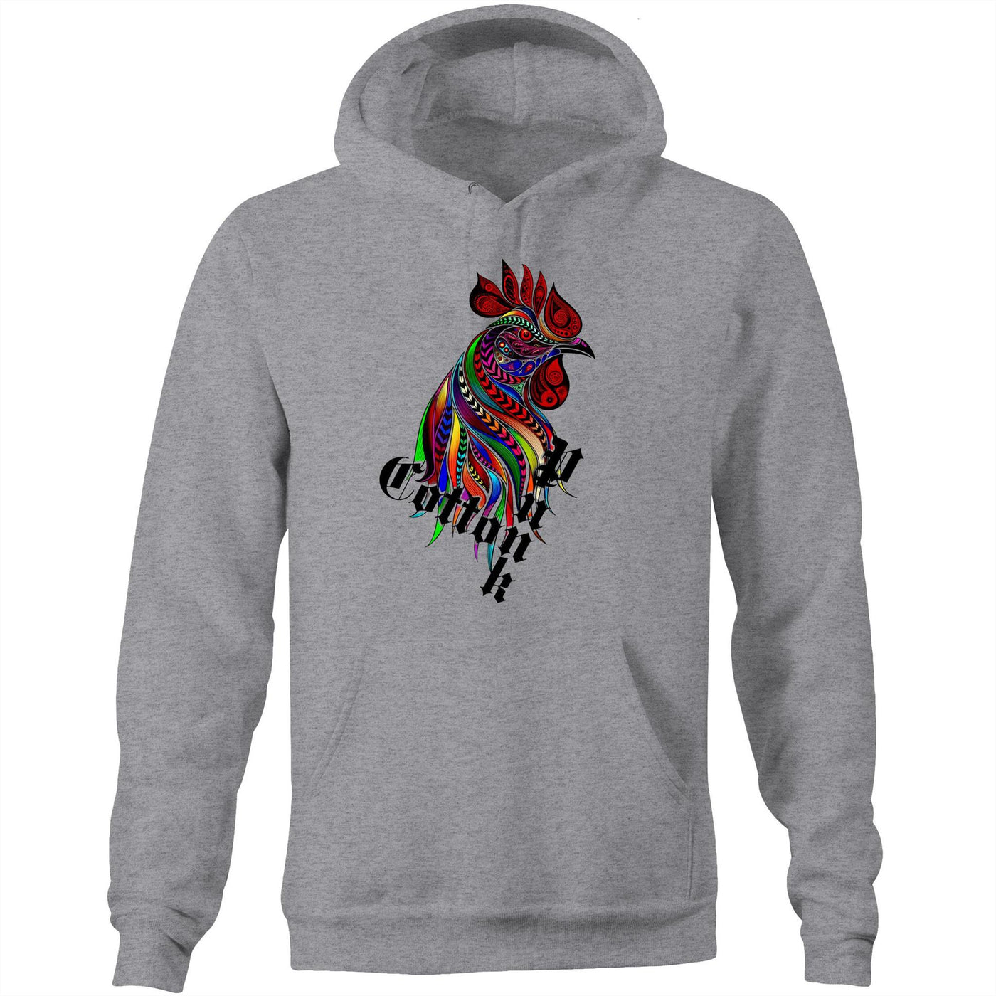 BIG C - Mens Pocket Hoodie - FRONT PRINT