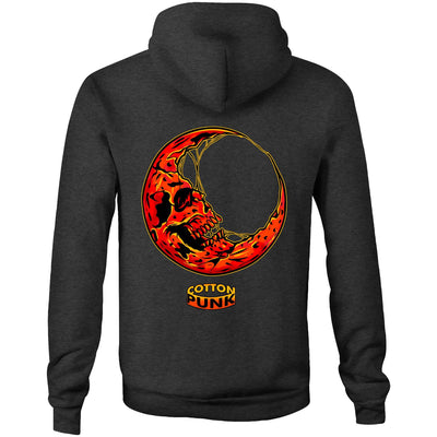 BLOOD MOON - Mens Pocket Hoodie - BACK PRINT