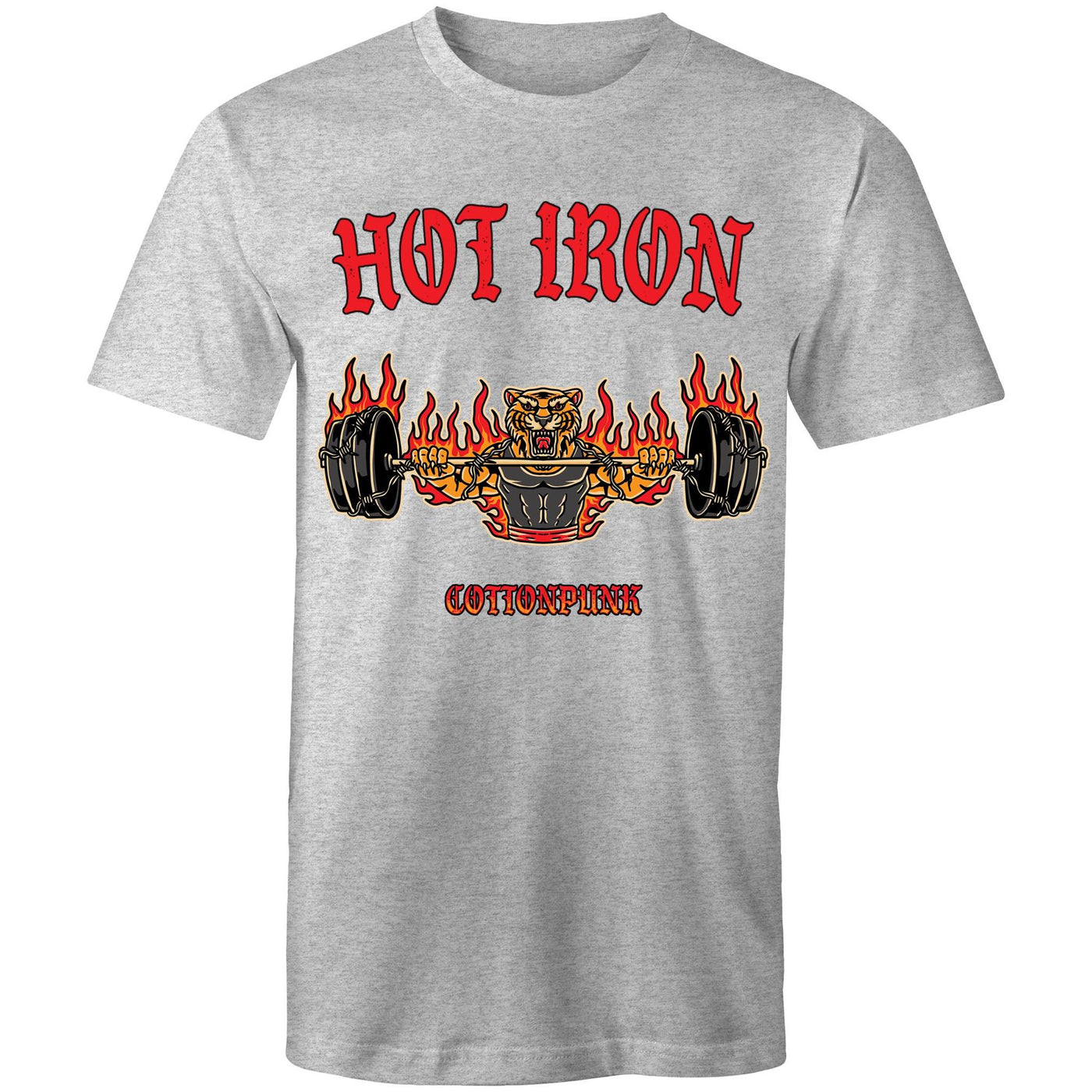 HOT IRON - Mens T-Shirt - FRONT PRINT