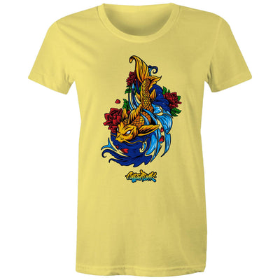 KOI (W) - Womens T-Shirt - FRONT PRINT