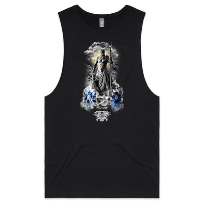 GOD WARRIOR - Mens Sleeveless T-Shirt - FRONT PRINT