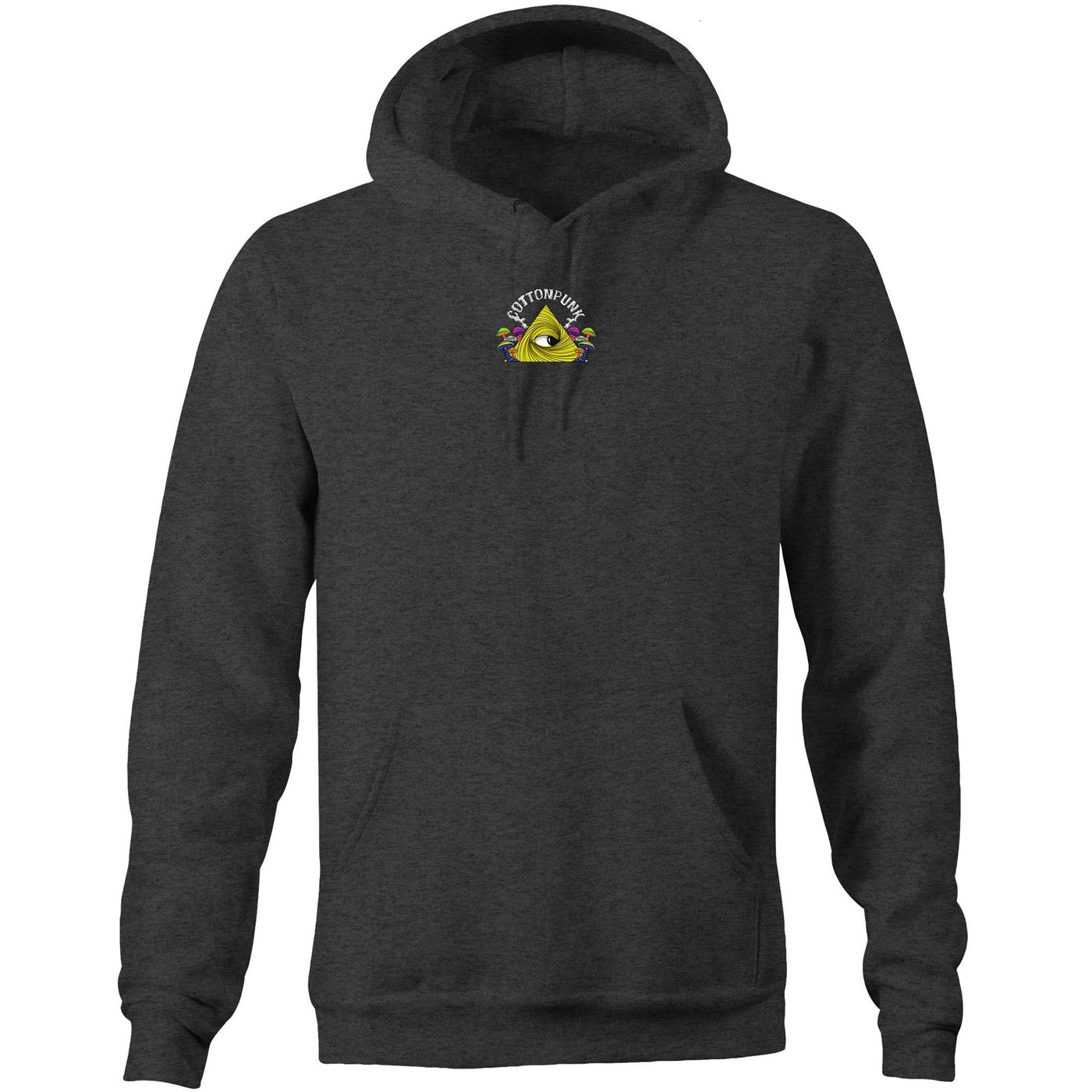 SPACE'D INVADERS - Mens Pocket Hoodie - BACK PRINT