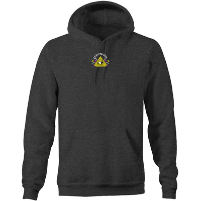 SPACE'D INVADERS - Mens Pocket Hoodie - BACK PRINT