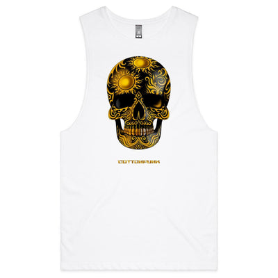 DEATH BY SUNRISE - Mens Sleeveless T-Shirt - FRONT PRINT