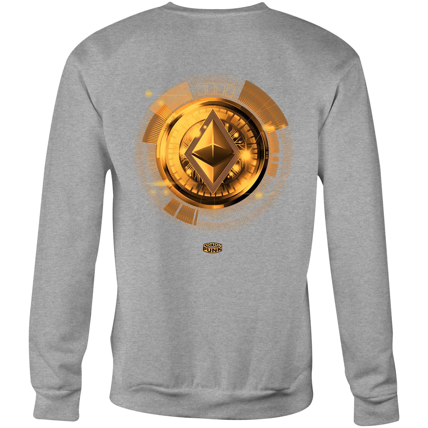 ETHEREUM II - Mens Sweatshirt - BACK PRINT