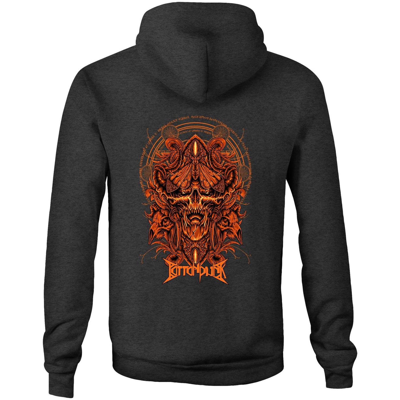 DEATHMOTH III - Mens Pocket Hoodie - BACK PRINT