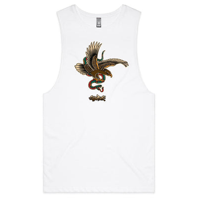 BUZZARD - Mens Sleeveless T-Shirt - FRONT PRINT