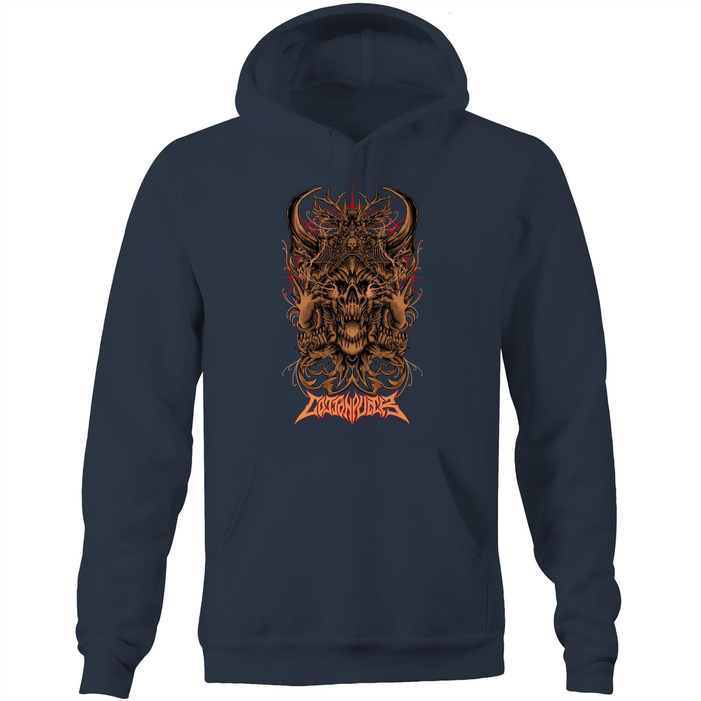 BLACK MAGIC III - Mens Pocket Hoodie - FRONT PRINT