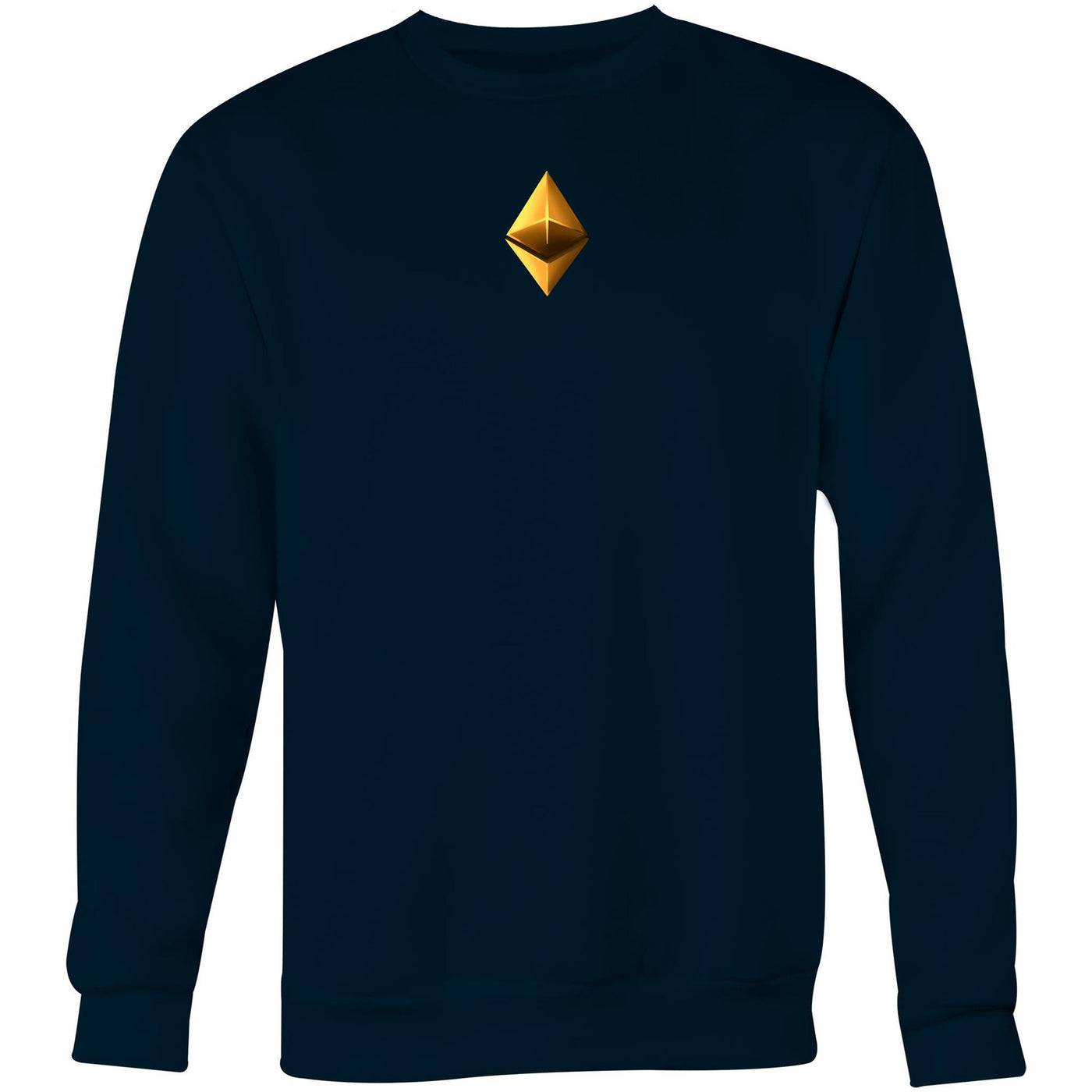 ETHEREUM II - Mens Sweatshirt - BACK PRINT