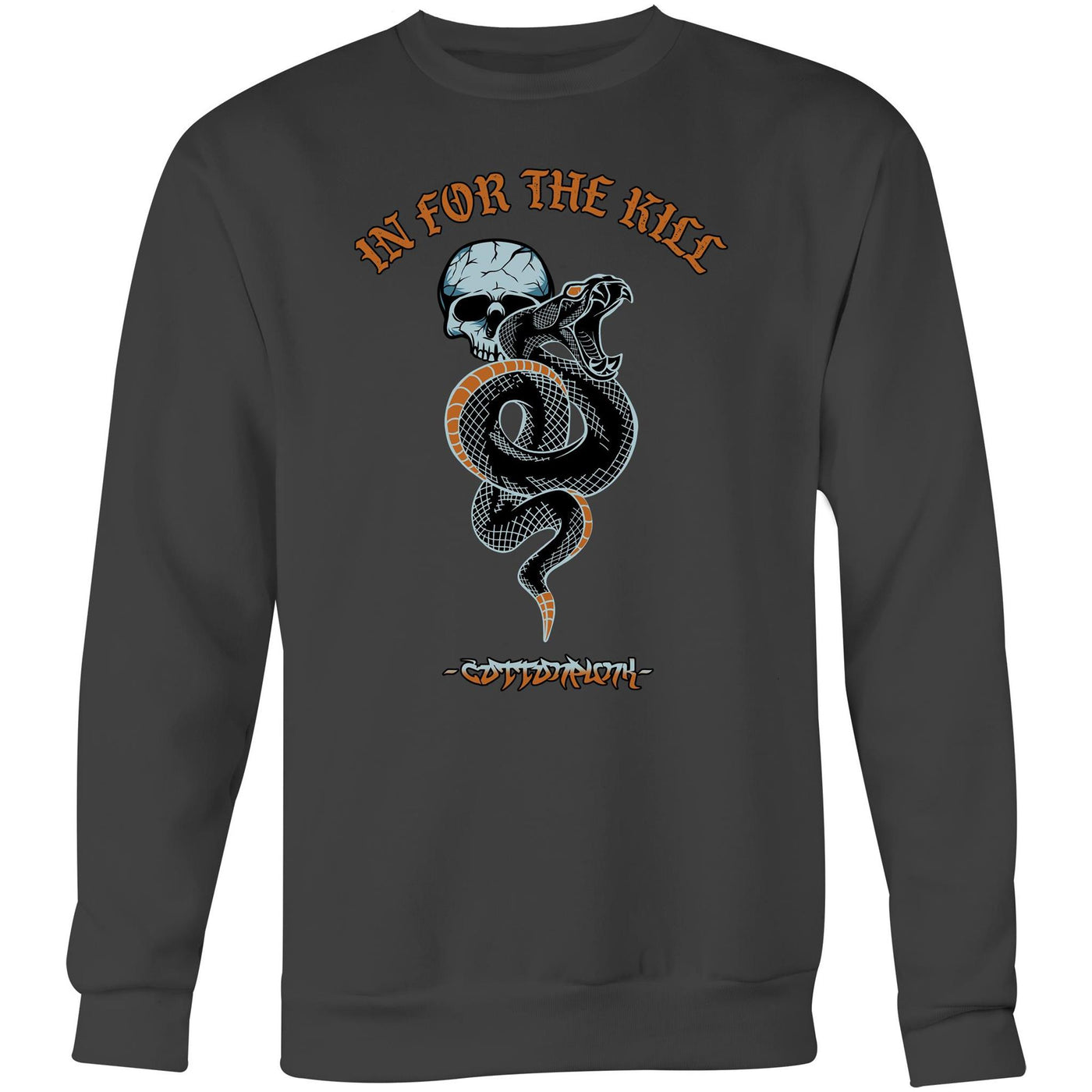 IN FOR THE KILL - Mens Sweatshirt - FRONT PRINT