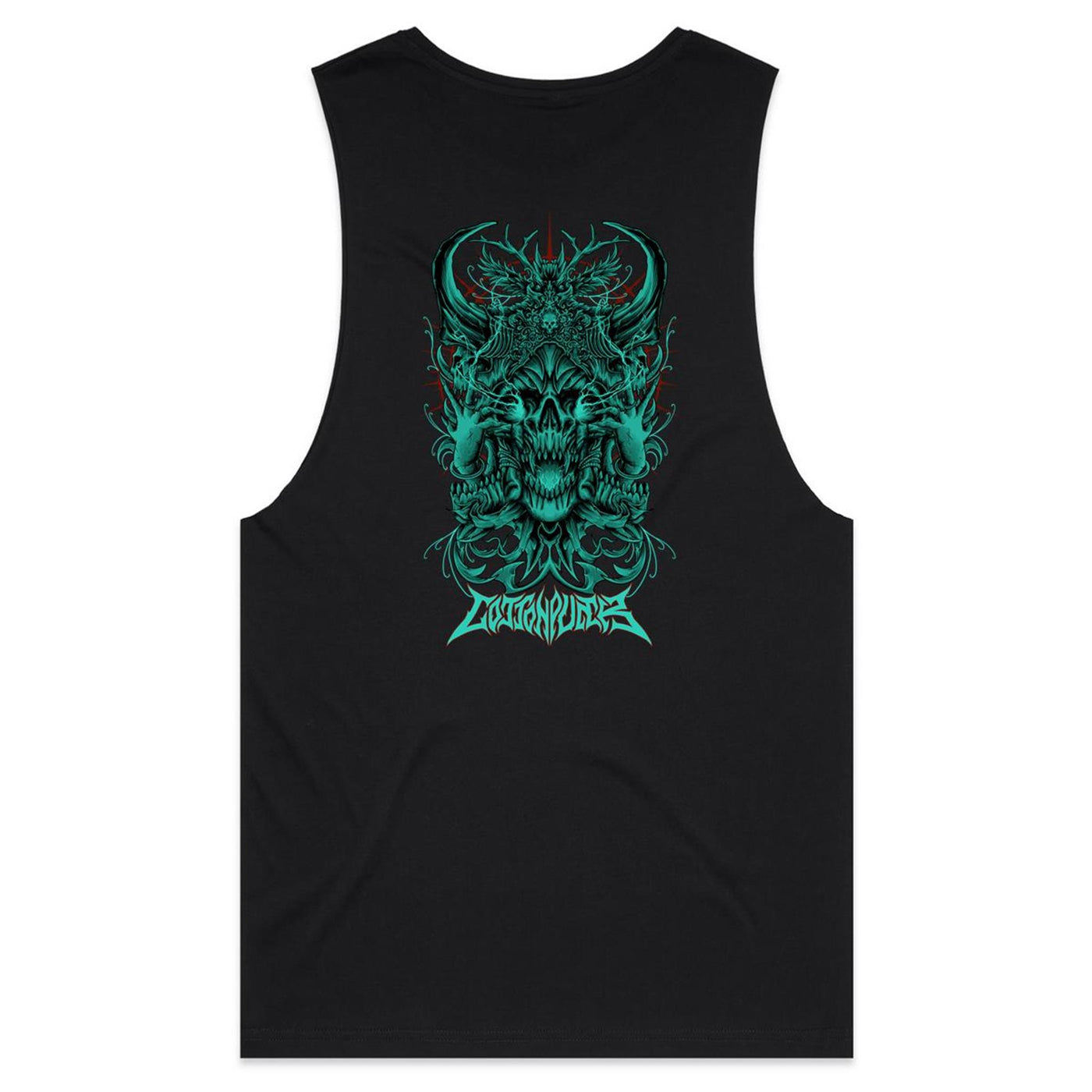 BLACK MAGIC II - Mens Sleeveless T-Shirt - BACK PRINT