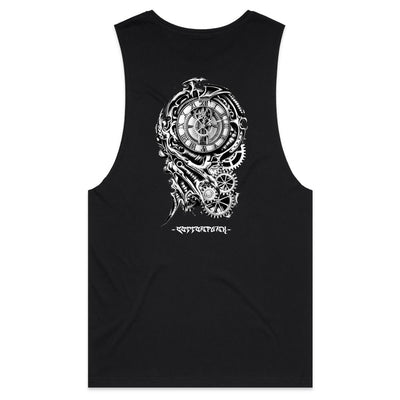 TIME KILLA 2 - Mens Sleeveless T-Shirt - BACK PRINT