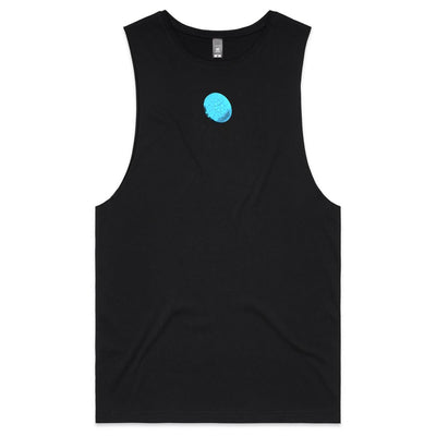 CARDANO - Mens Sleeveless T-Shirt - BACK PRINT