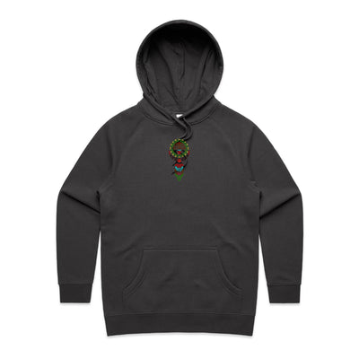 PAINKILLA (W) - Womens Pocket Hoodie - BACK PRINT