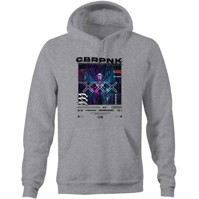 CBRPNK - Mens Pocket Hoodie - FRONT PRINT