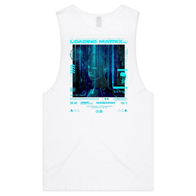 LOADING MATRIX - Mens Sleeveless T-Shirt - BACK PRINT