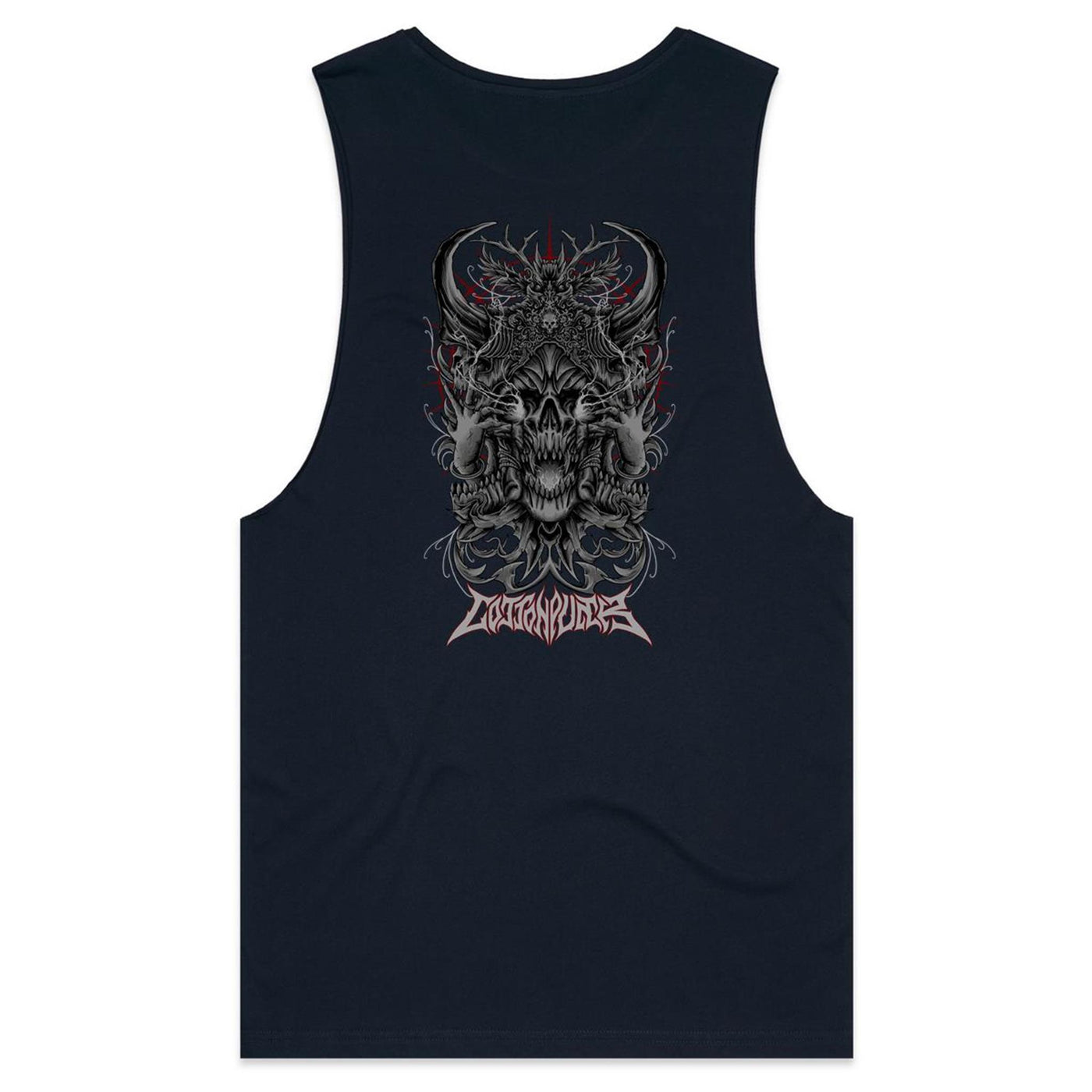 BLACK MAGIC - Mens Sleeveless T-Shirt - BACK PRINT