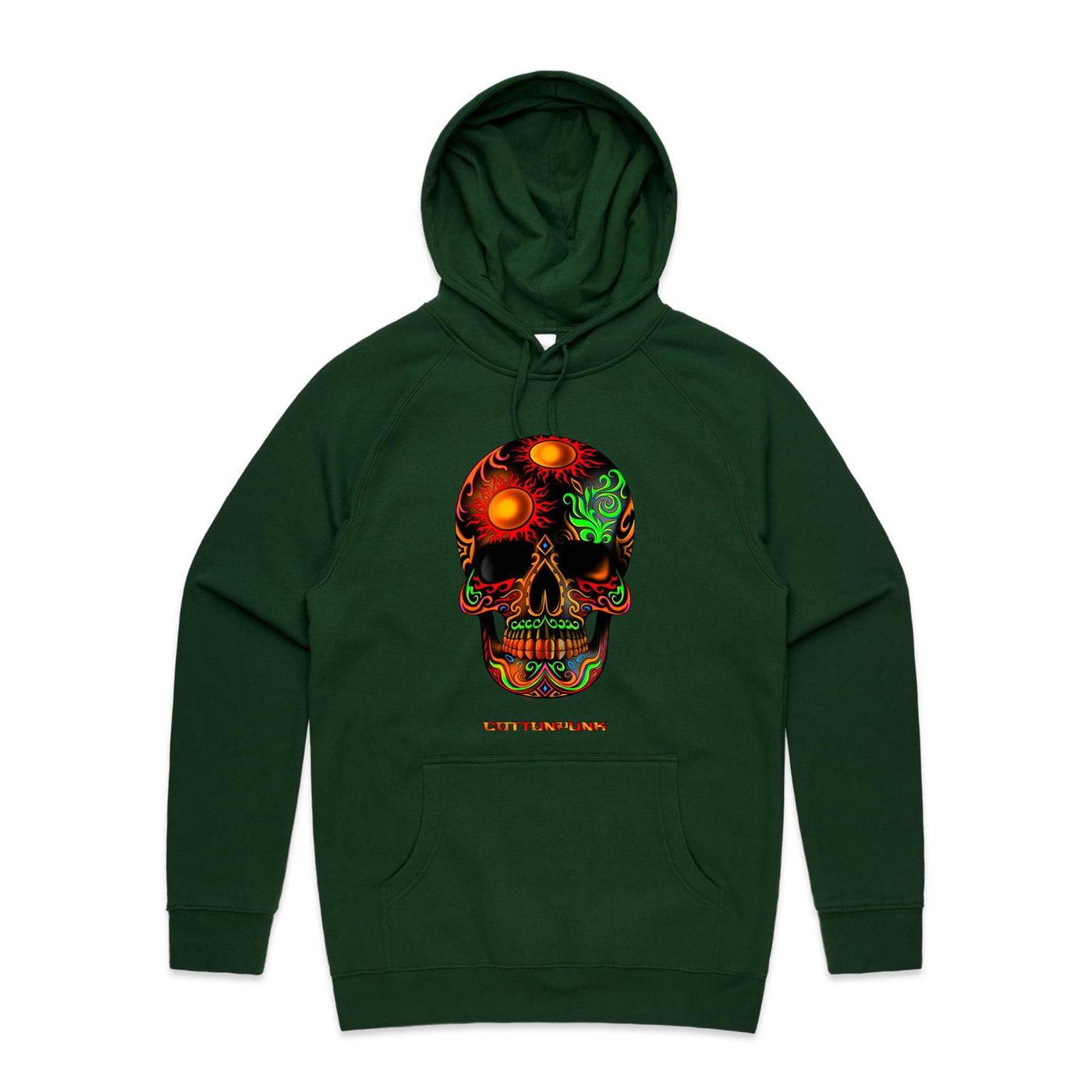 DEATH BY SUNSET - Mens Pocket Hoodie - FRONT PRINT