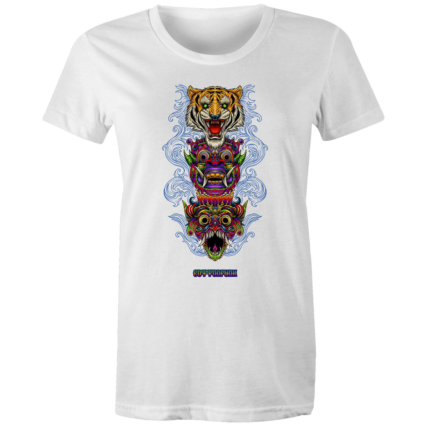 BALI SPIRITS (W) - Womens T-Shirt - FRONT PRINT