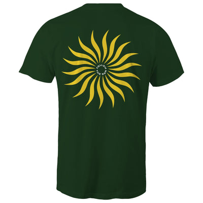 FOLLOW THE SUN II - Mens T-Shirt - BACK PRINT