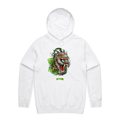 BABOON - Mens Pocket Hoodie - FRONT PRINT