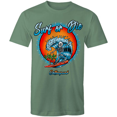 DYING FOR A SURF - Mens T-Shirt - FRONT PRINT