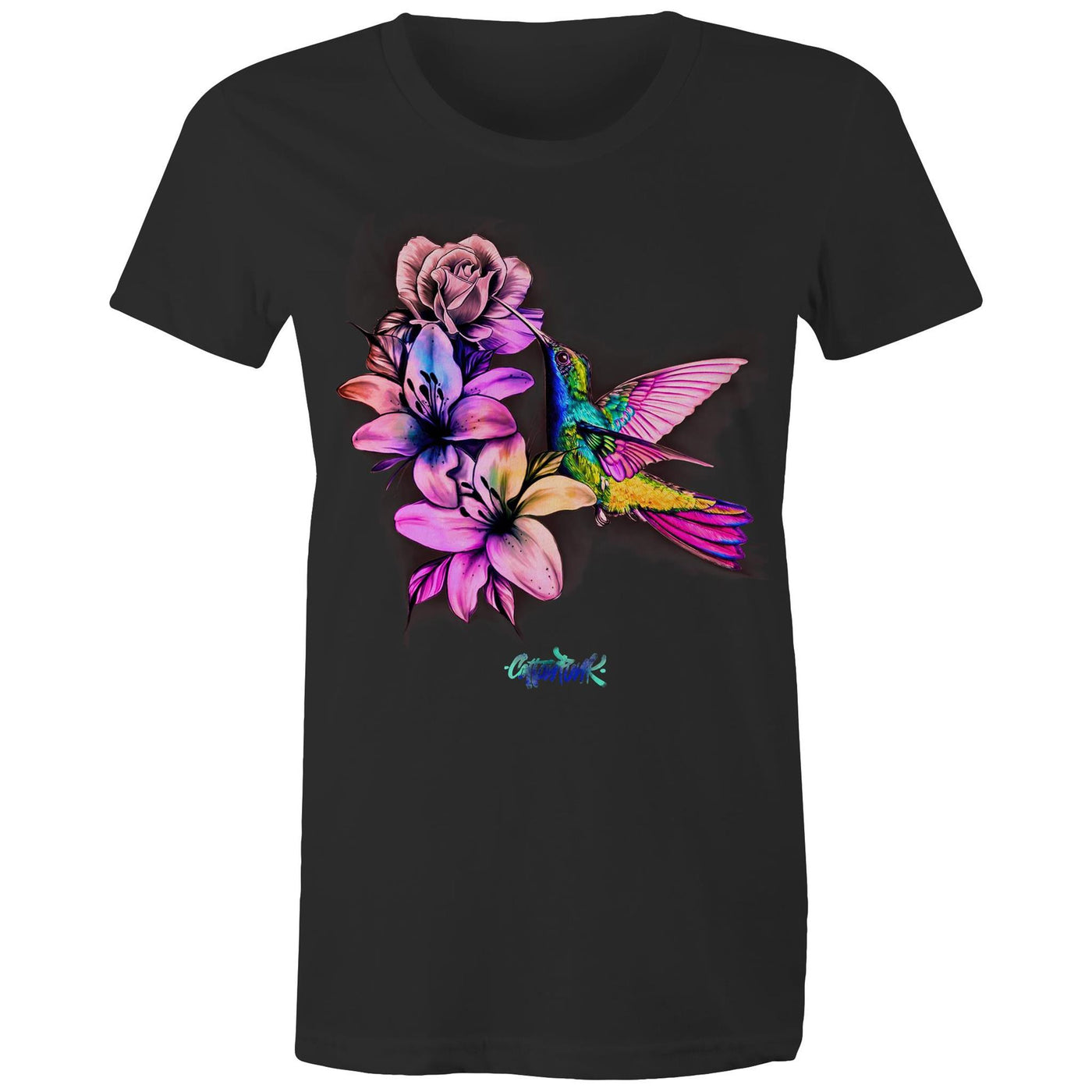 HUMMINGBIRD - Womens T-Shirt - FRONT PRINT