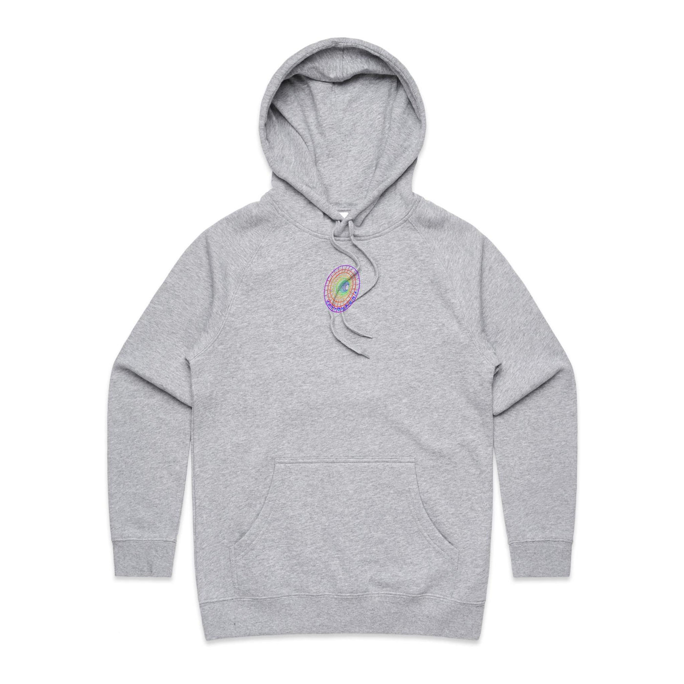 OPEN YOUR MIND (W) - Womens Pocket Hoodie - BACK PRINT