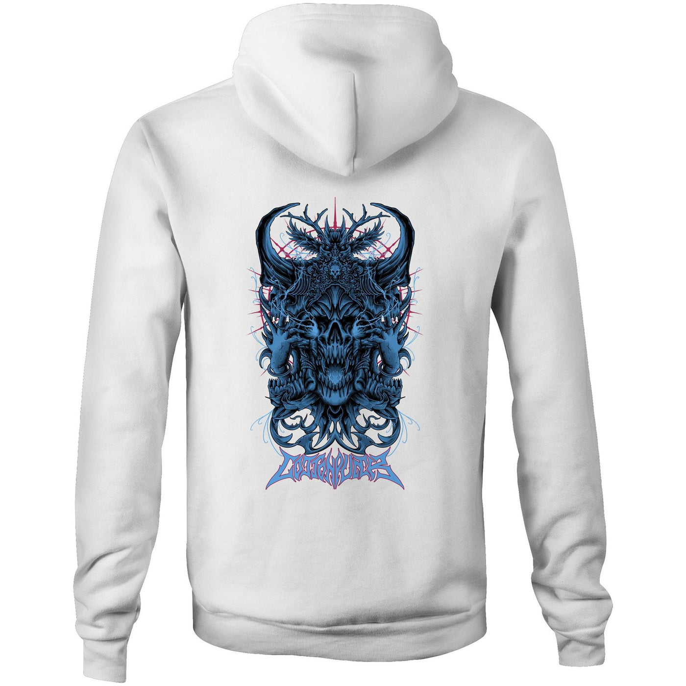 BLACK MAGIC IV - Mens Pocket Hoodie - BACK PRINT