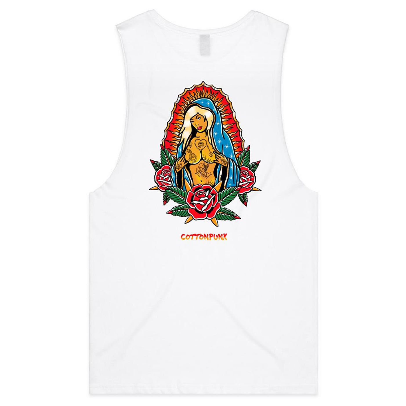 PRAY FOR BETTER TIMES - Mens Sleeveless T-Shirt - BACK PRINT