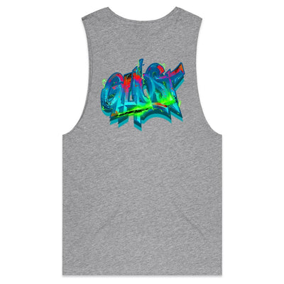 GHOST - Mens Sleeveless T-Shirt - BACK PRINT