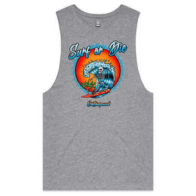 DYING FOR A SURF - Mens Sleeveless T-Shirt - FRONT PRINT