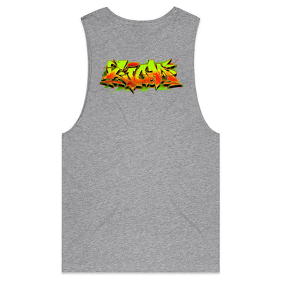 LION (R) - Mens Sleeveless T-Shirt - BACK PRINT