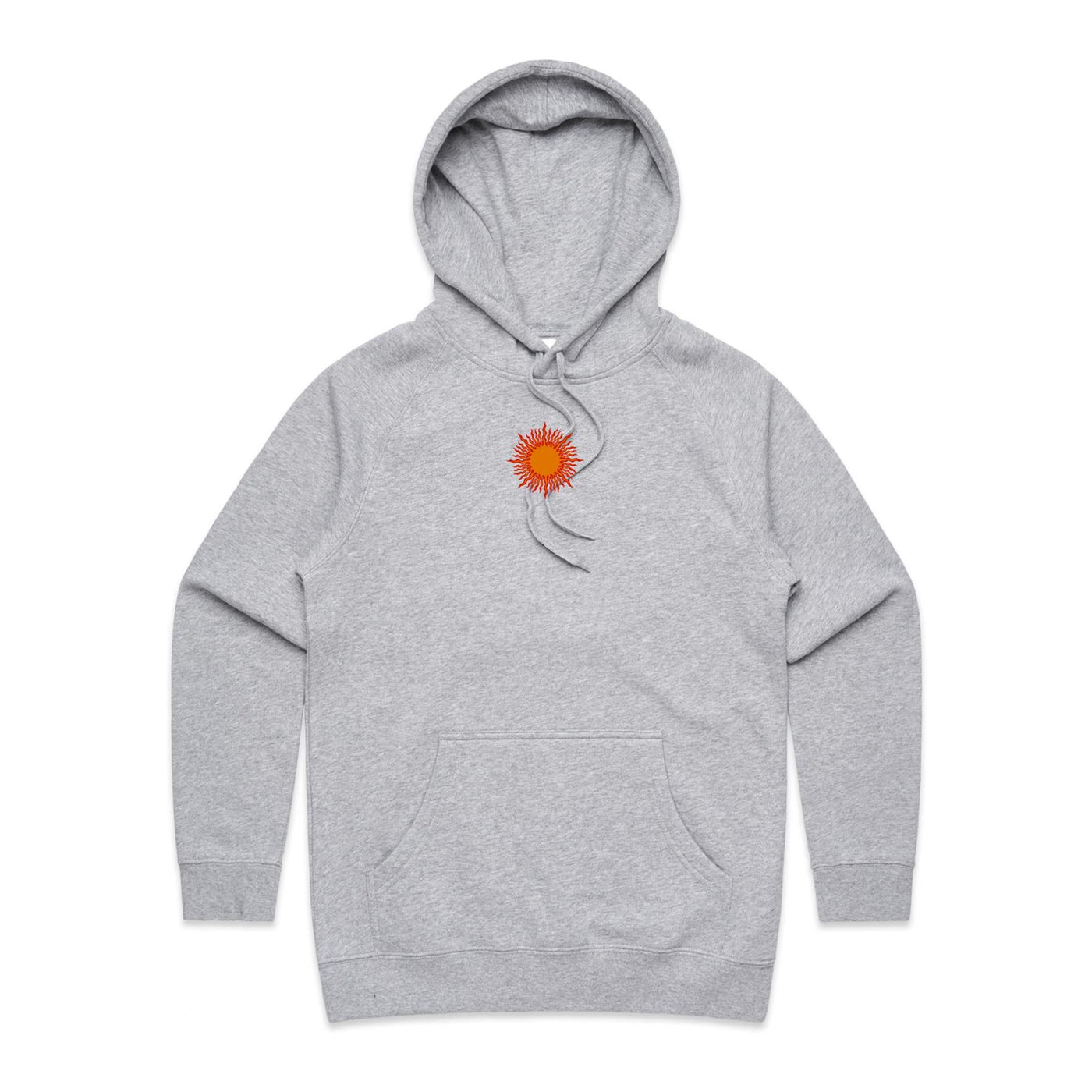 SUNSET VIBES (W) - Womens Pocket Hoodie - BACK PRINT