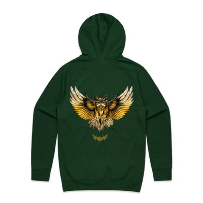 SILENT HUNTER - Mens Pocket Hoodie - BACK PRINT