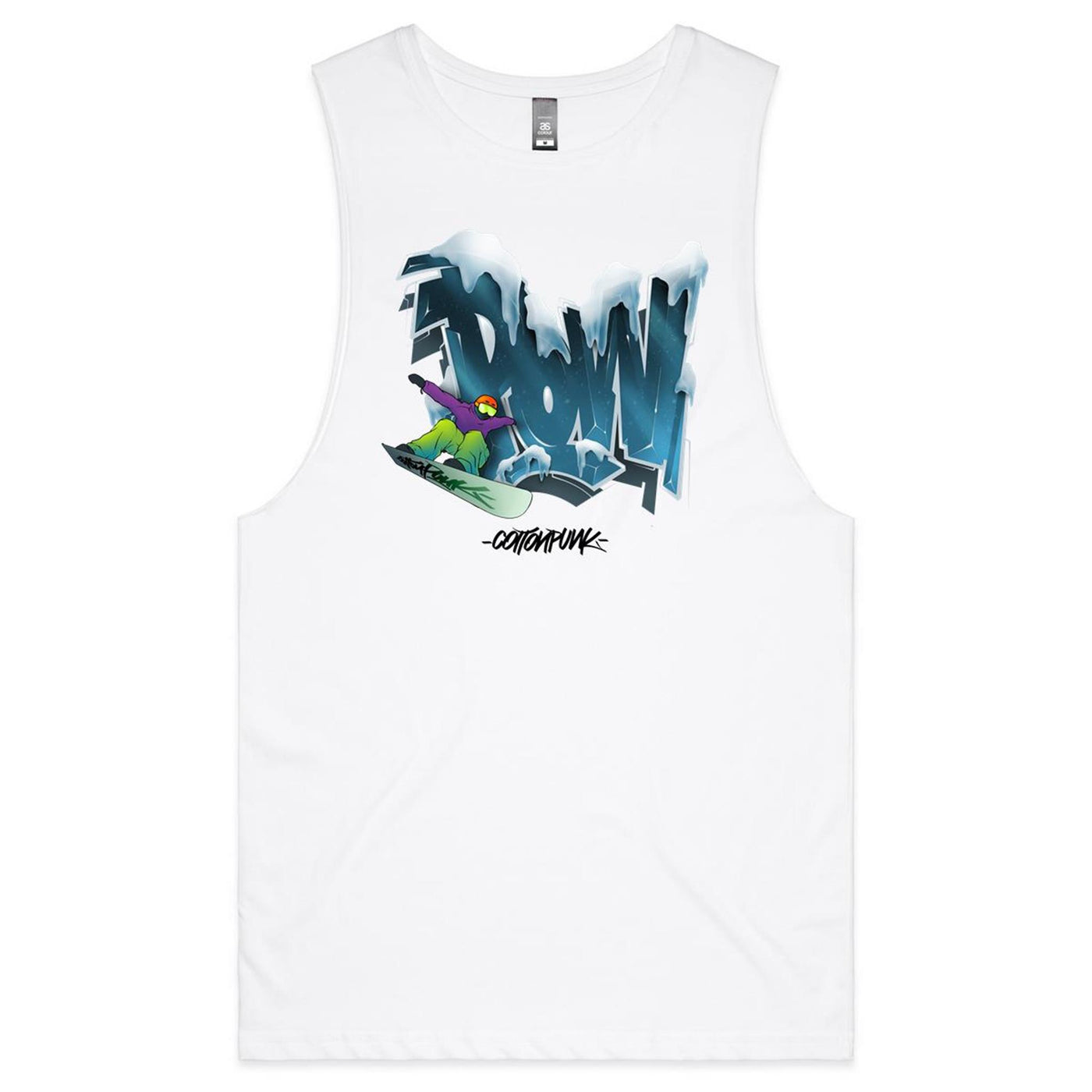 POW - Mens Sleeveless T-Shirt - FRONT PRINT