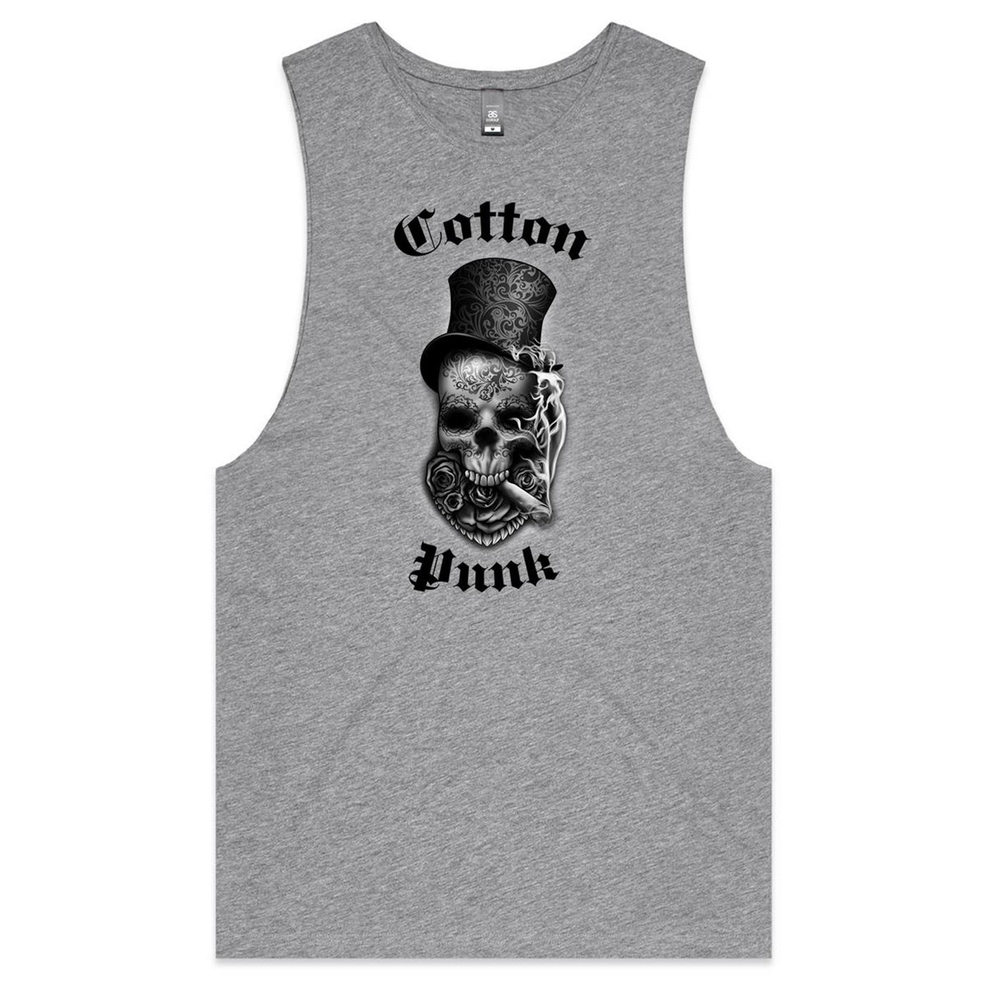 PLAY HARD - Mens Sleeveless T-Shirt - FRONT PRINT