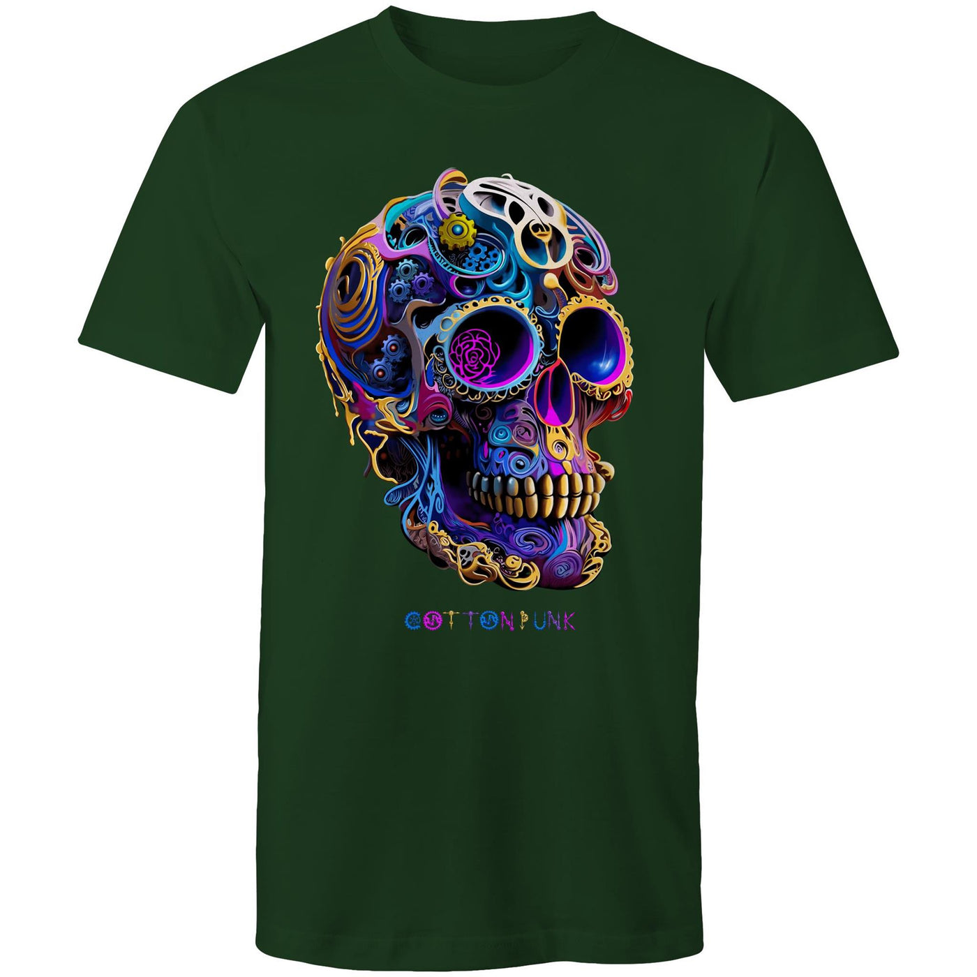 GEARS OF TIME V2 - Mens T-Shirt - FRONT PRINT