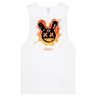 SUNDAZE (O) - Mens Sleeveless T-Shirt - BACK PRINT