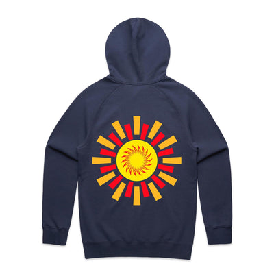 SUNDANCE II (R) - Mens Pocket Hoodie - BACK PRINT