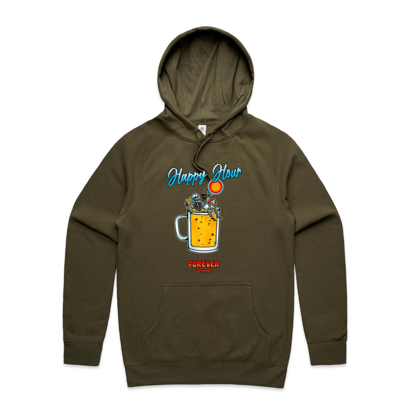 IS IT STILL HAPPY HOUR? - Mens Pocket Hoodie - FRONT PRINT