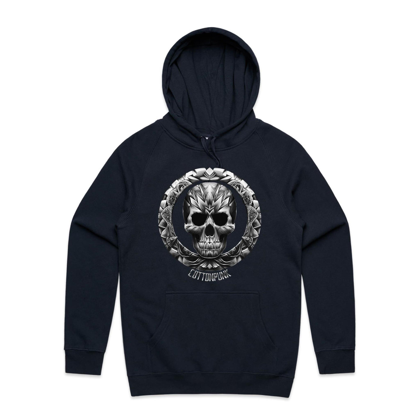 STONE COLD - Mens Pocket Hoodie - FRONT PRINT