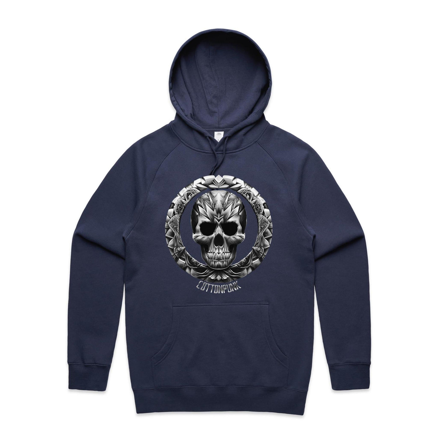 STONE COLD - Mens Pocket Hoodie - FRONT PRINT