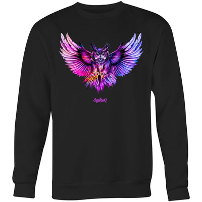 NIGHT HUNTER (W) - Womens Sweatshirt - FRONT PRINT