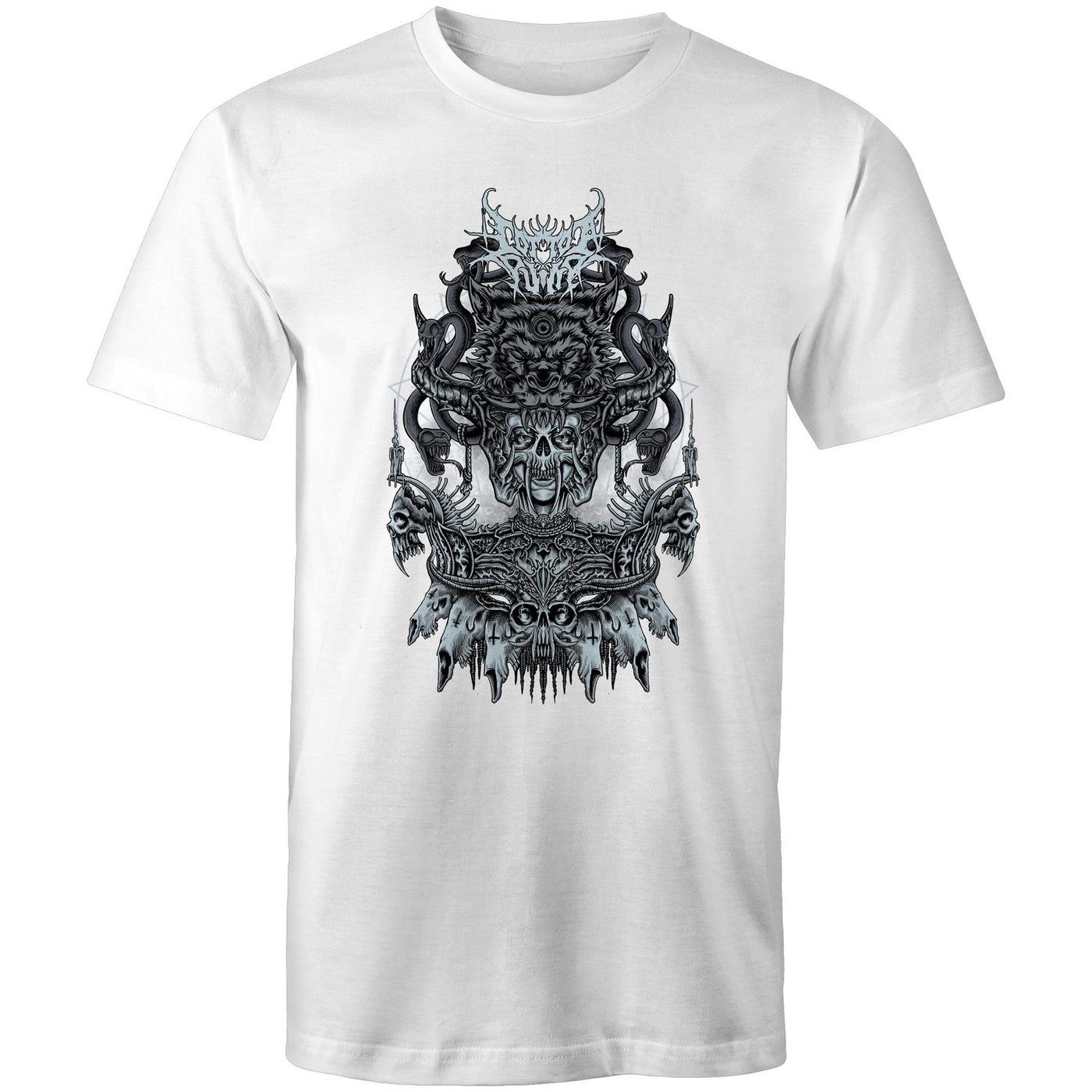 ALMOST HUMAN IV - Mens T-Shirt - FRONT PRINT