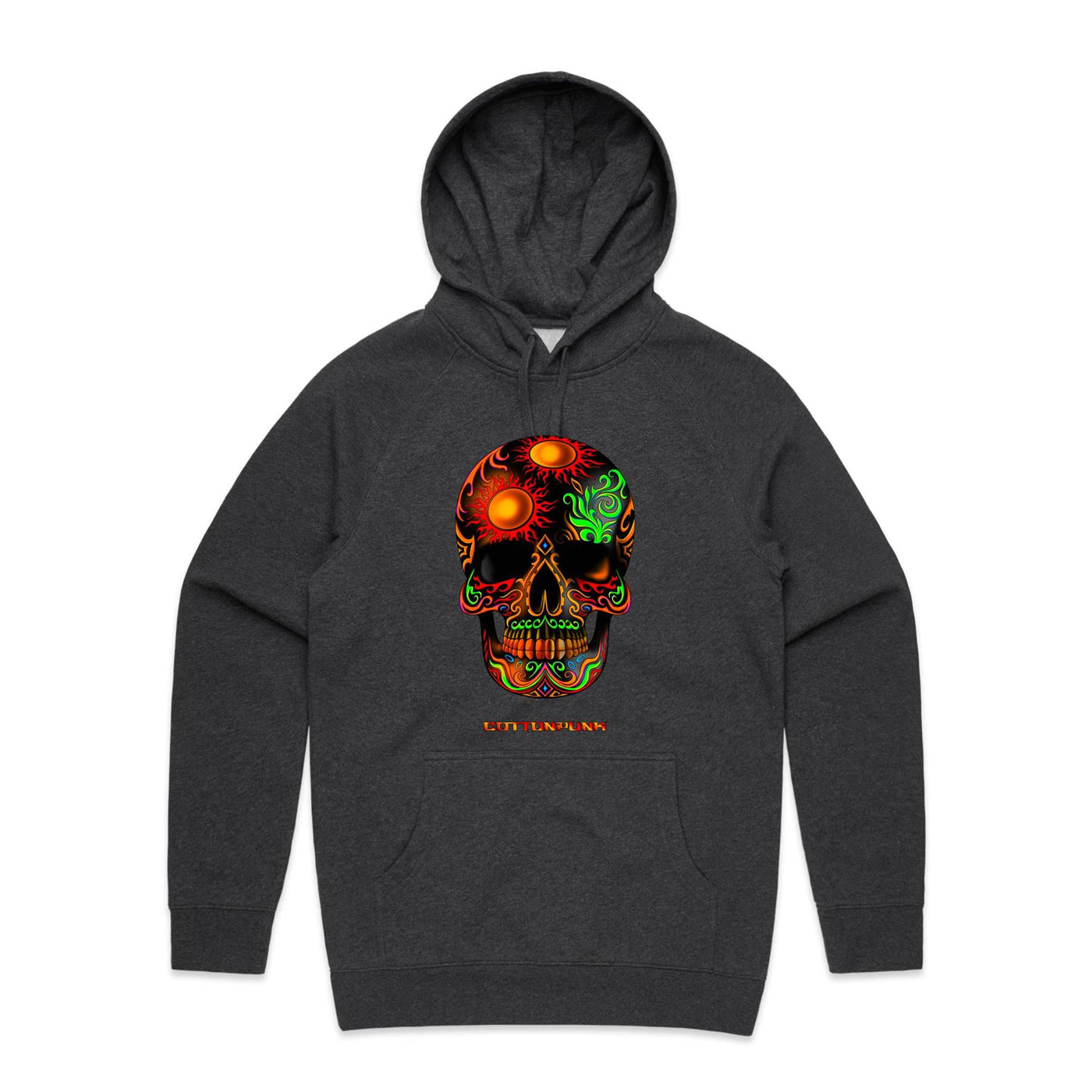 DEATH BY SUNSET - Mens Pocket Hoodie - FRONT PRINT