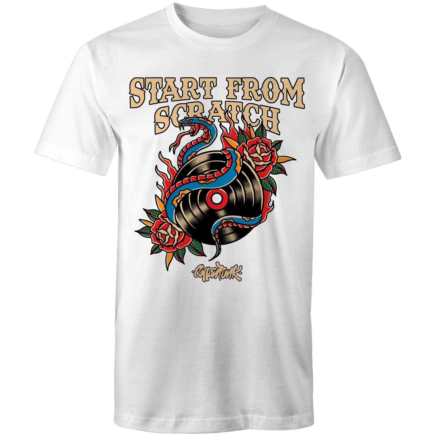 START FROM SCRATCH - Mens T-Shirt - FRONT PRINT