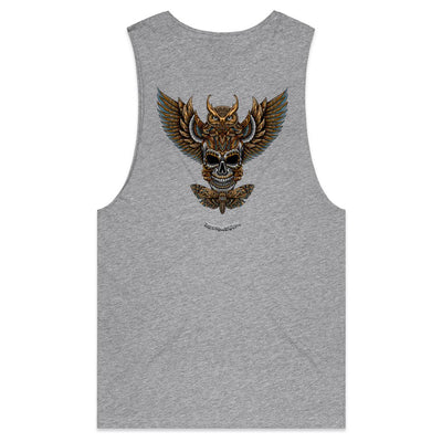 NIGHT HUNT - Mens Sleeveless T-Shirt - BACK PRINT